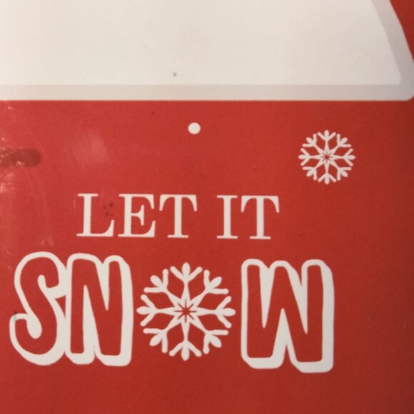 Truck Shaped Tin Container Let It Snow Winter Holiday Cookie Container Canister - Picture 8 of 10